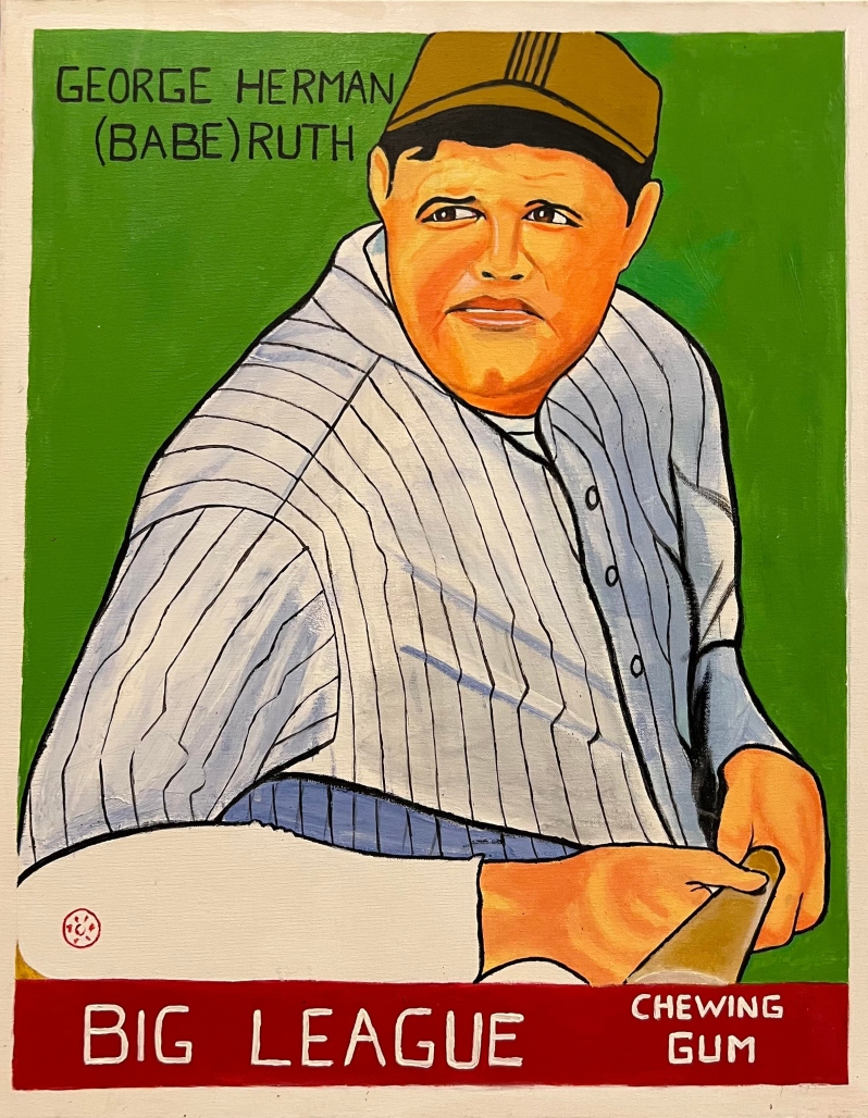 Baseball Card by John Hayes