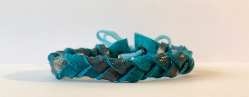 Braided Turquoise Suede - Unisex by Kim Casper