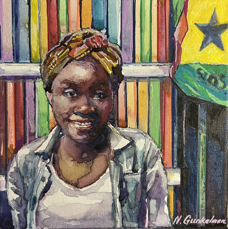 Woman from Sao Tome by Nancie Gunkelman