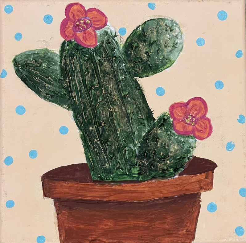 Blooming Cactus by Vedika Krishna