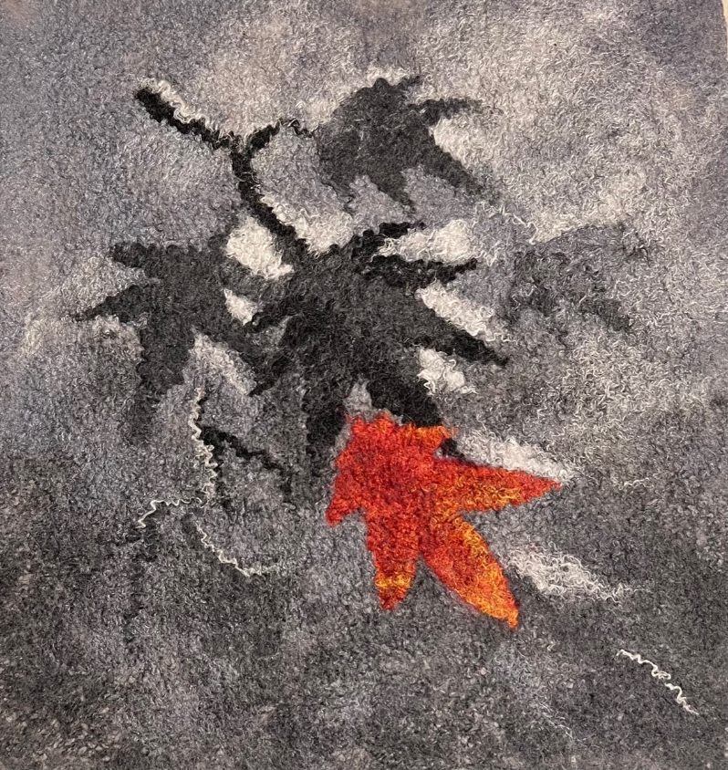 Last Leaf by Nelly Kouzmina