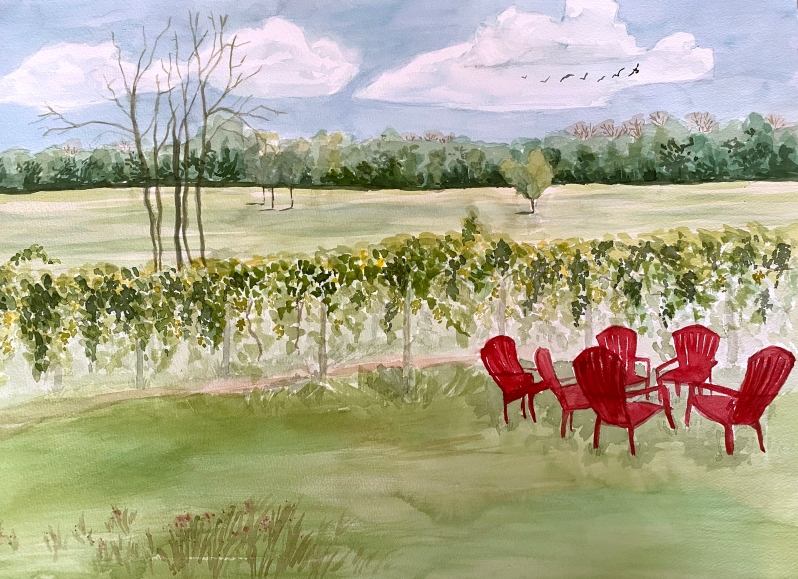 Winery Meetup by Margaret Simpson