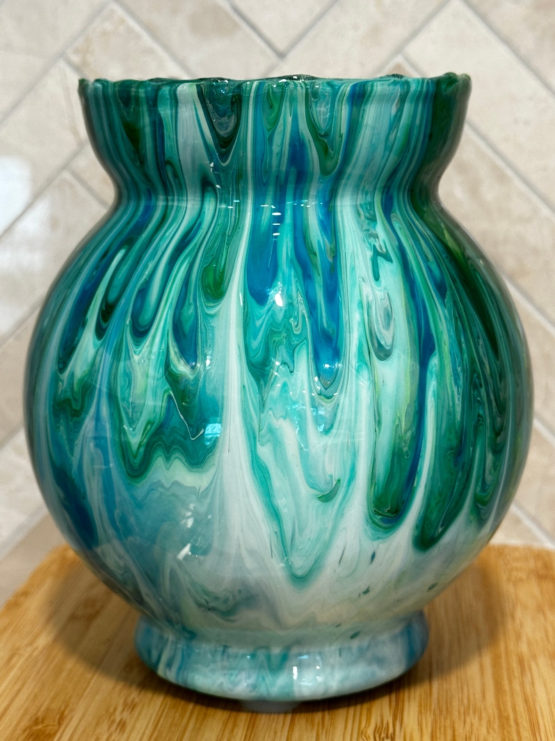 Vase Green by Francine Kay
