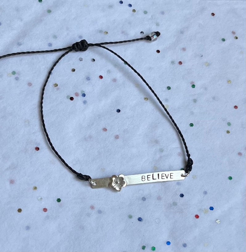 Believe String Bracelet by Jeannine Toal
