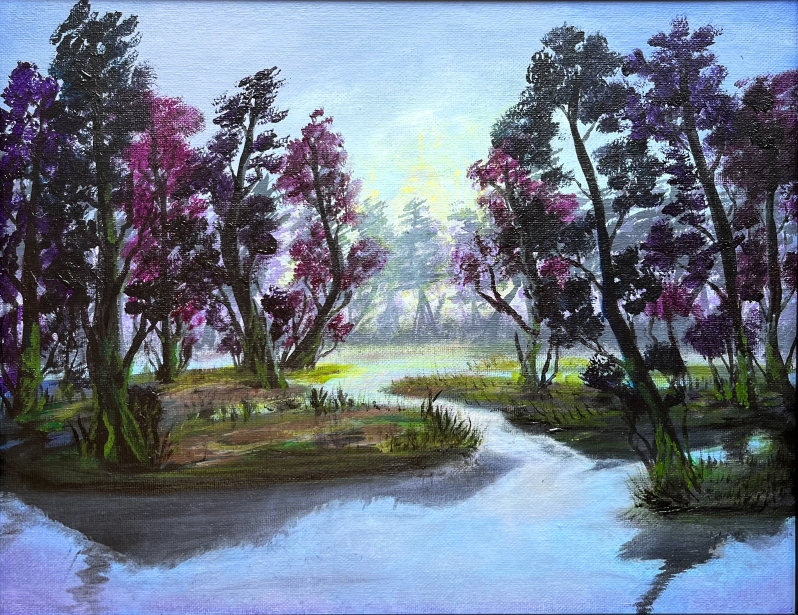 Purple Pine Barrens by Elise Schneider