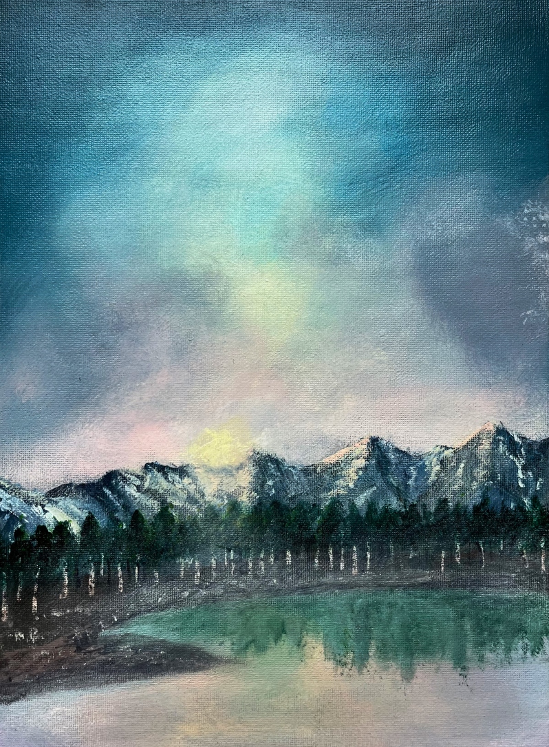 Good Morning, Mountains by Elise Schneider