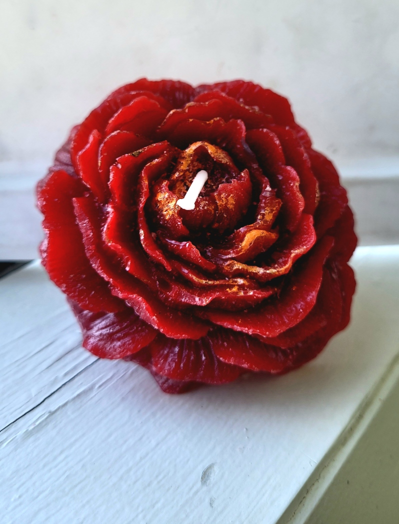 Floating Peony Flower Candle by Vanyty Emmanuel