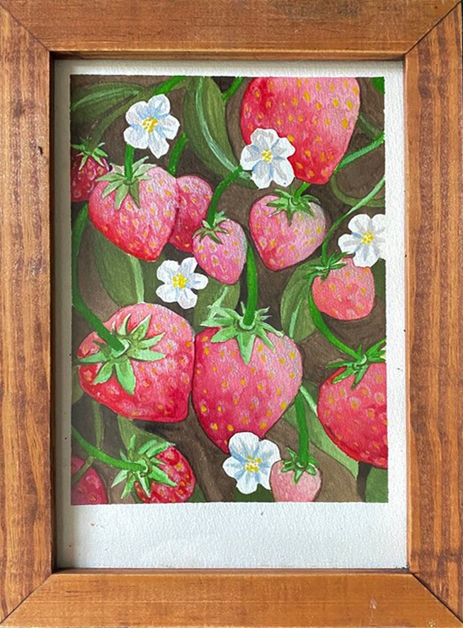 Strawberries by Adrienne Mae