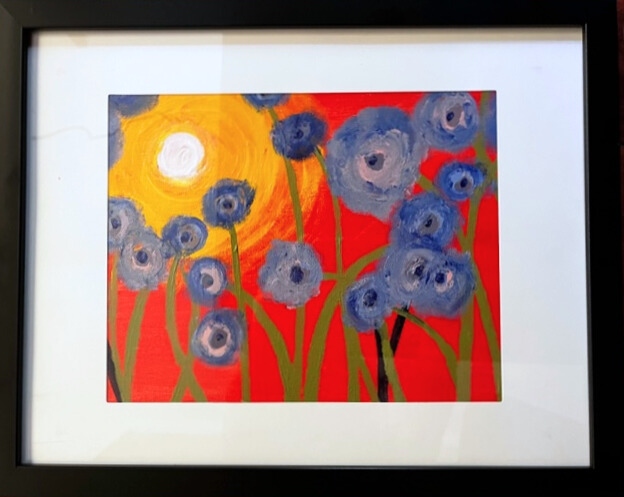 Poppies in the Sun by Lal