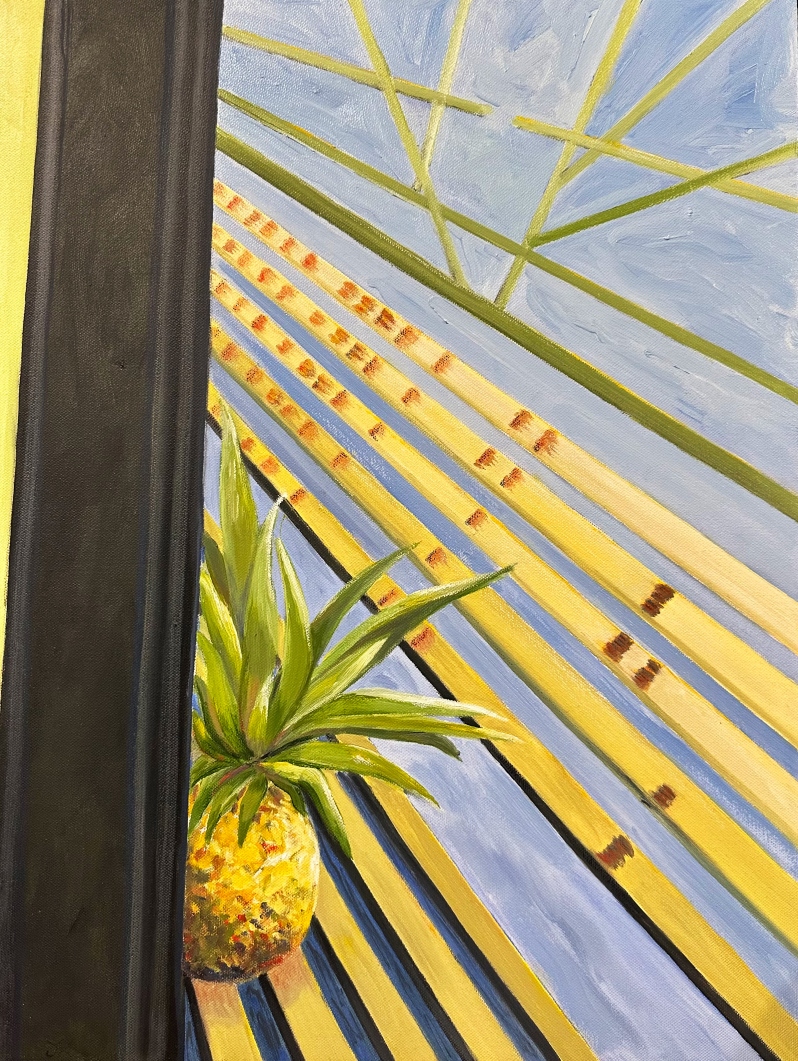 Pineapple/ Fire Escape by Joy Kreves