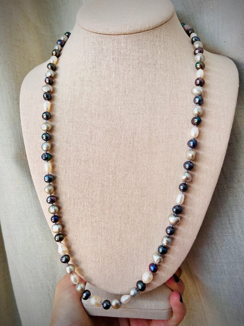 Chunky Multi Pearl Necklace by Lauren Maley