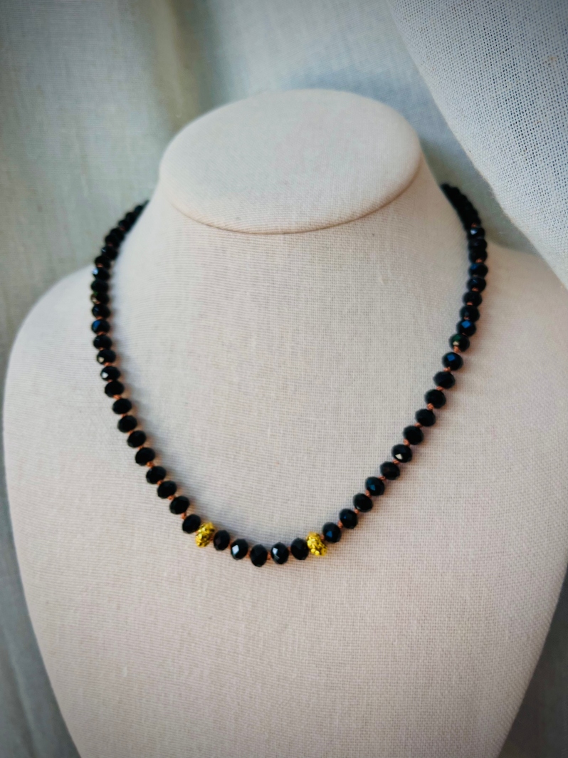 Black Onyx Necklace by Lauren Maley