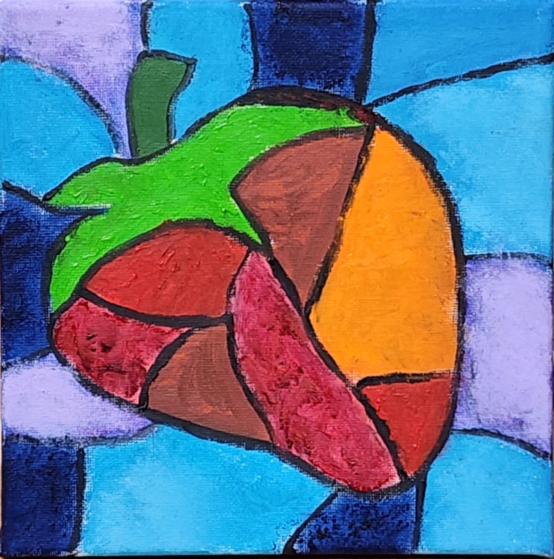Vibrant Strawberry by Rishi Sanbui, youth age 13