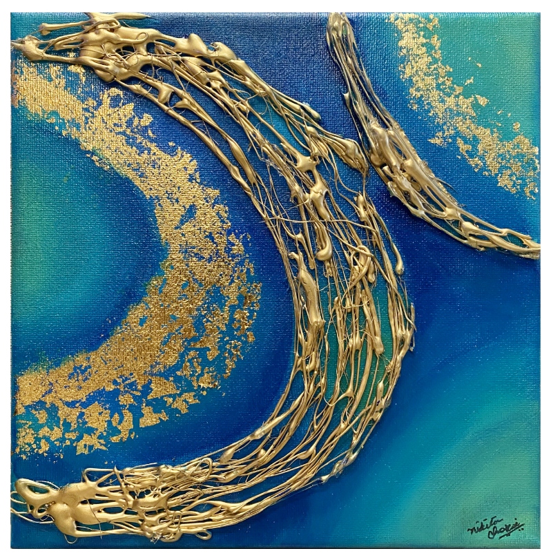 The Golden Swirls by Nikita Choksi