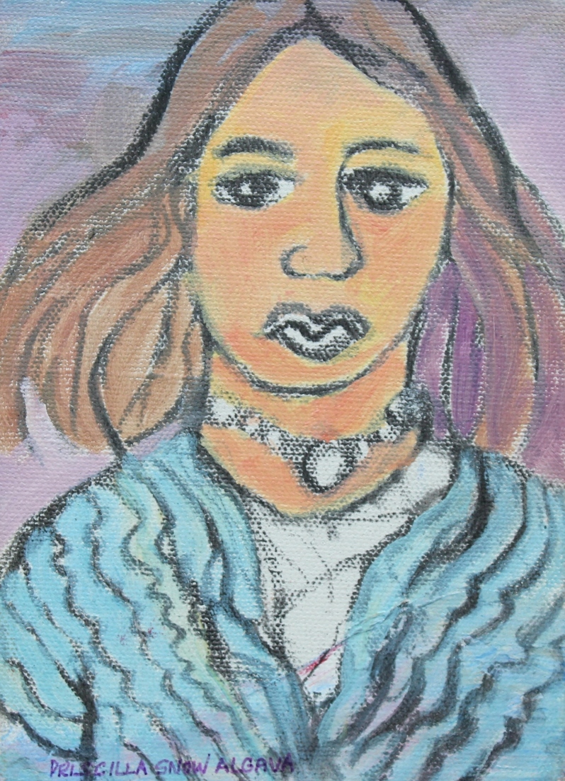 Woman Lives in Gratitude by Priscilla Snow Algava