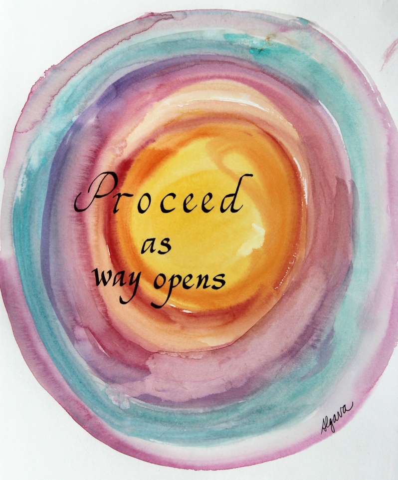 Proceed as Way Opens 2 by Priscilla Snow Algava