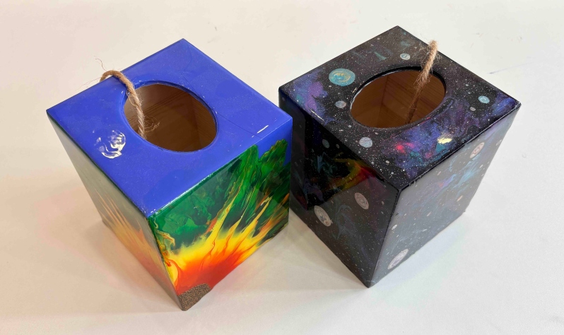 Tissue box by Francine Roche-Kay