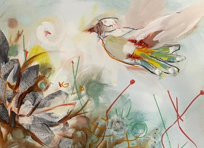 Blissful Flight by Eugenia Porello