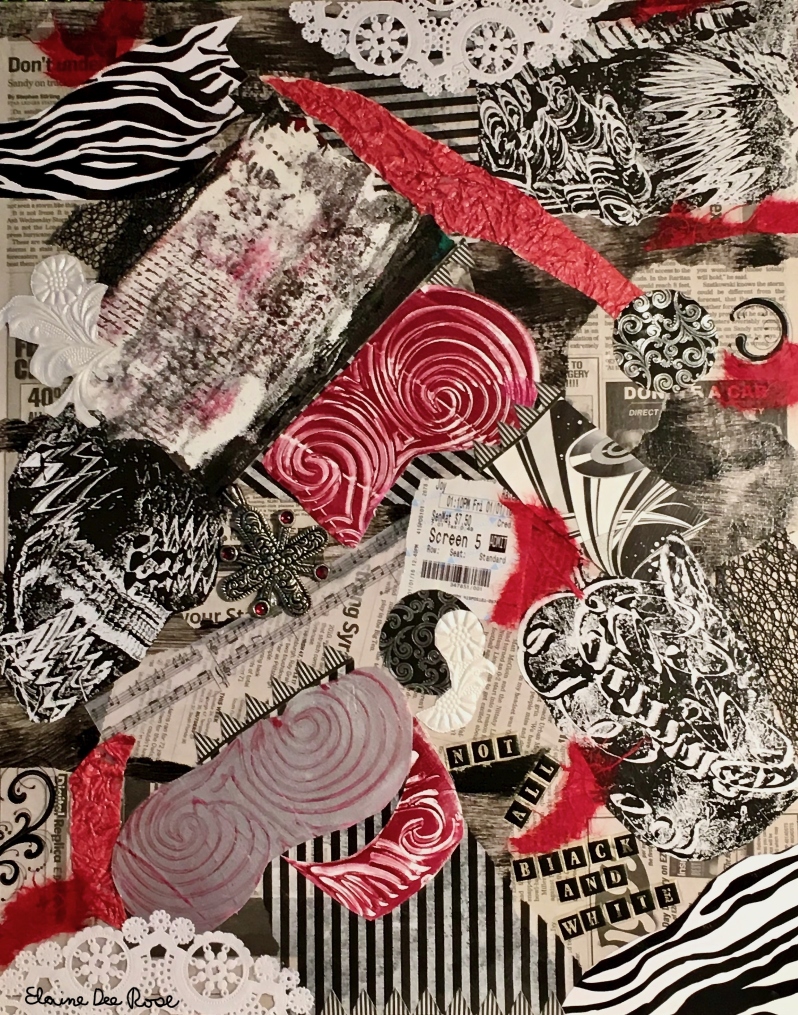 Not All Black and White	by Elaine Rosenberg