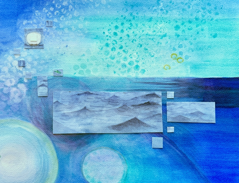 Water Cycle Seascape by Margaret Simpson