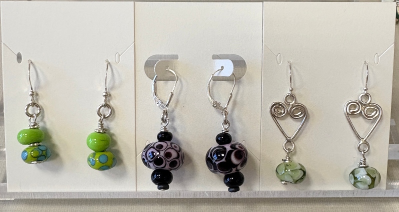 Dots and More Earrings by Kathryn Keller