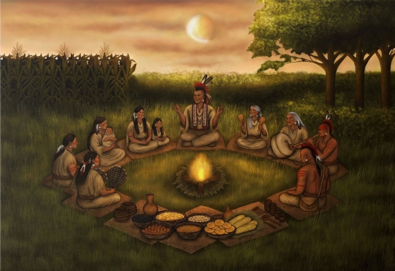 The Green Corn Ceremony by Amaris Brown