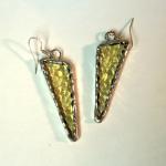 Champagne-colored Earrings by Renata Pugh